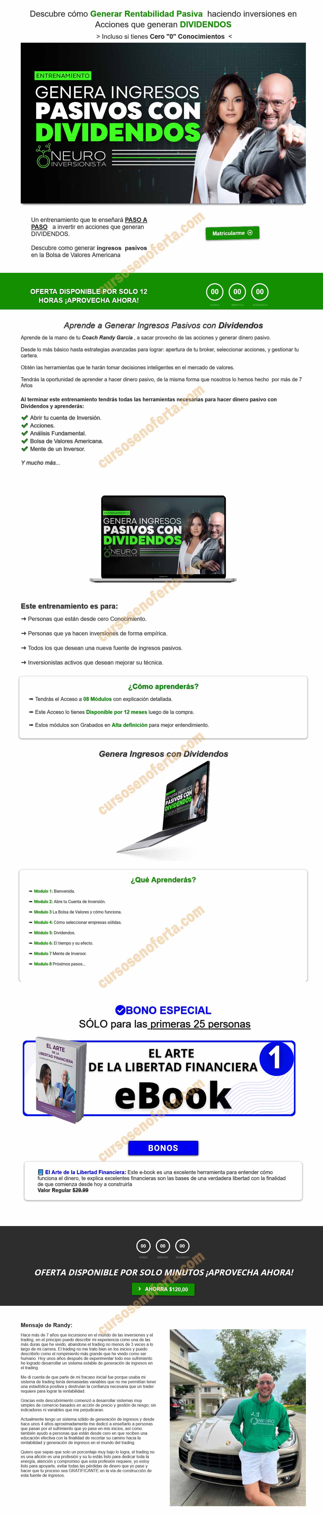 Generador de ingresos pasivos con dividendos - Neuro Inversionista