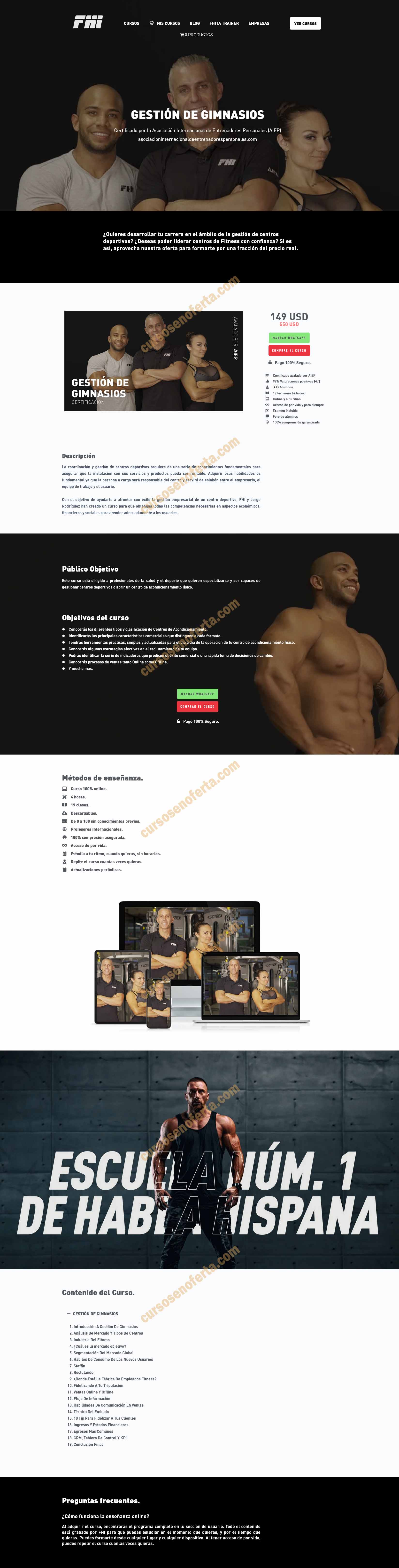 Gestión de Gimnasios - FHI