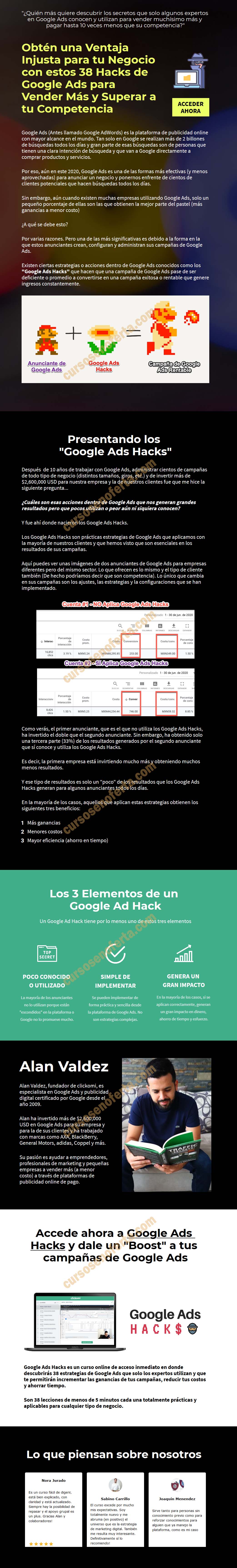 Google Ads Hacks - alan valdez