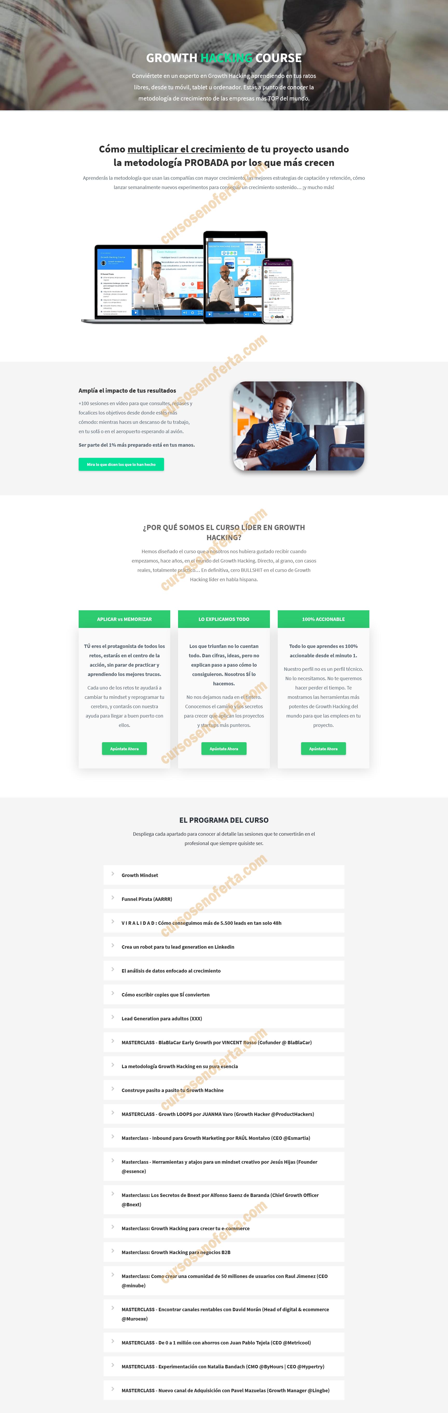 Growth hacking course