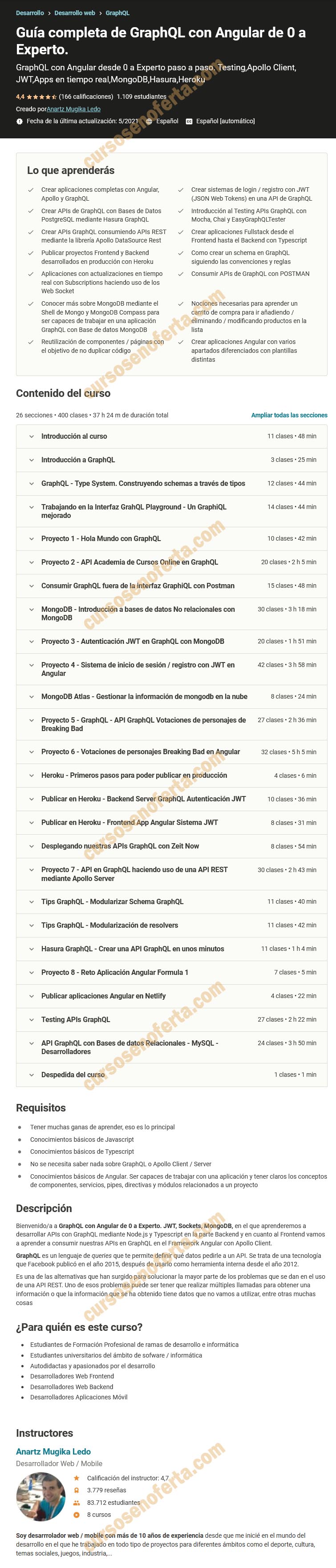 Guía completa de GraphQL con Angular de 0 a Experto