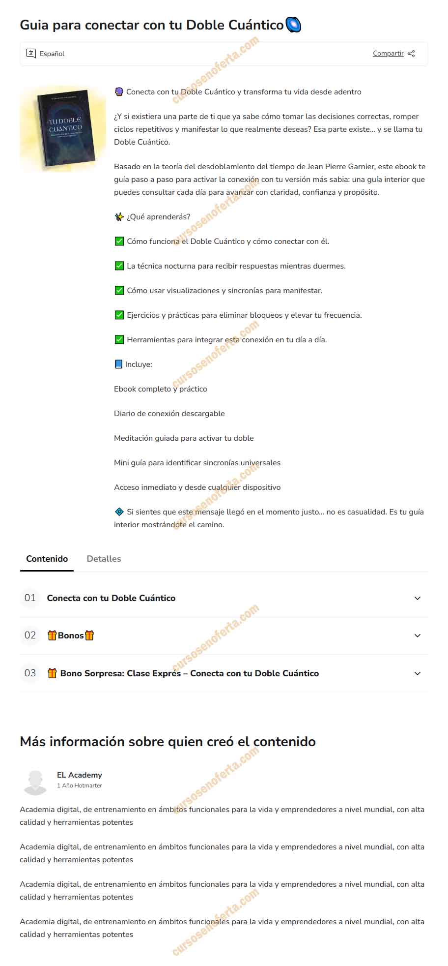 Guía para Conectar con tu Doble Cuántico - EL Academy