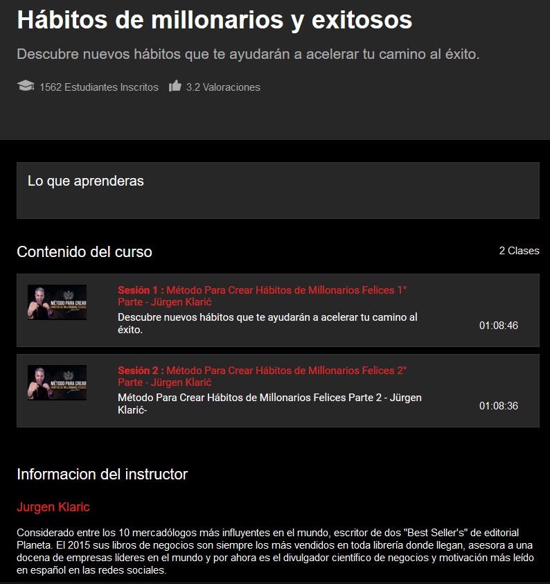 Hábitos de millonarios y exitosos