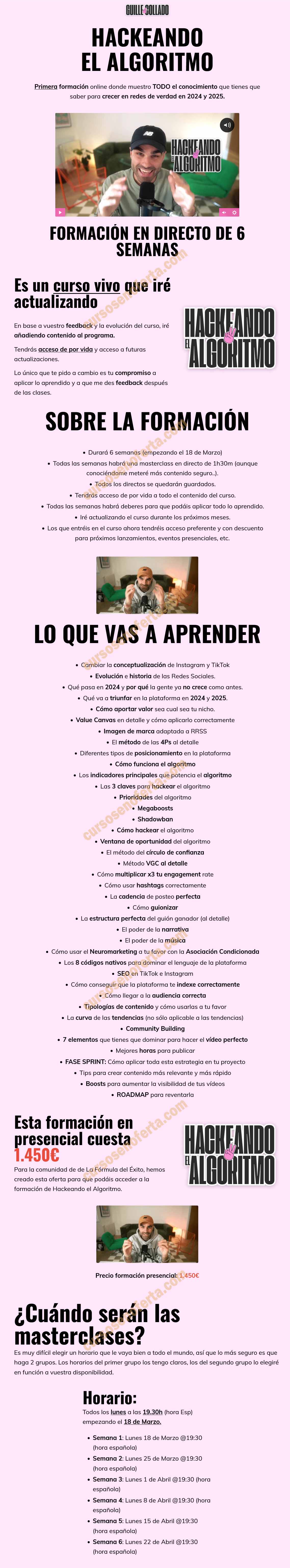 Hackeando el Algoritmo - guille collado