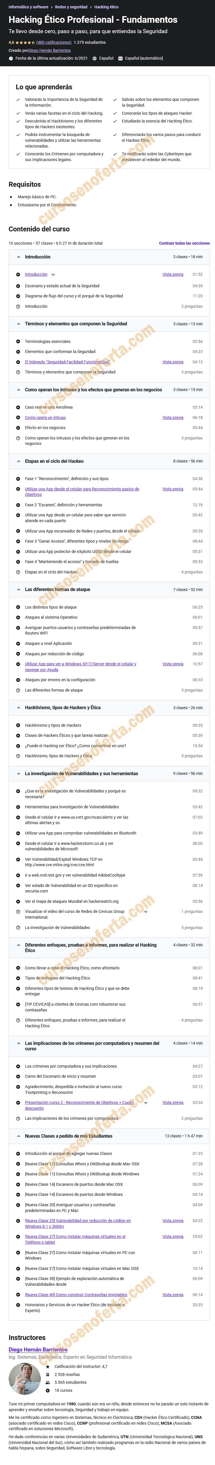 Hacking ético profesional - Fundamentos