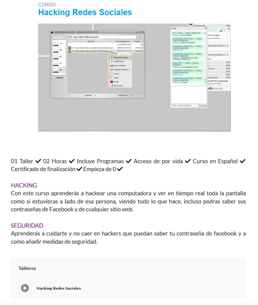 Hacking Redes Sociales