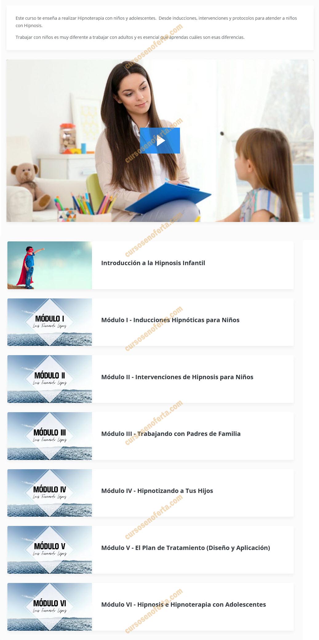 Hipnosis e hipnoterapia infantil y del adolescente