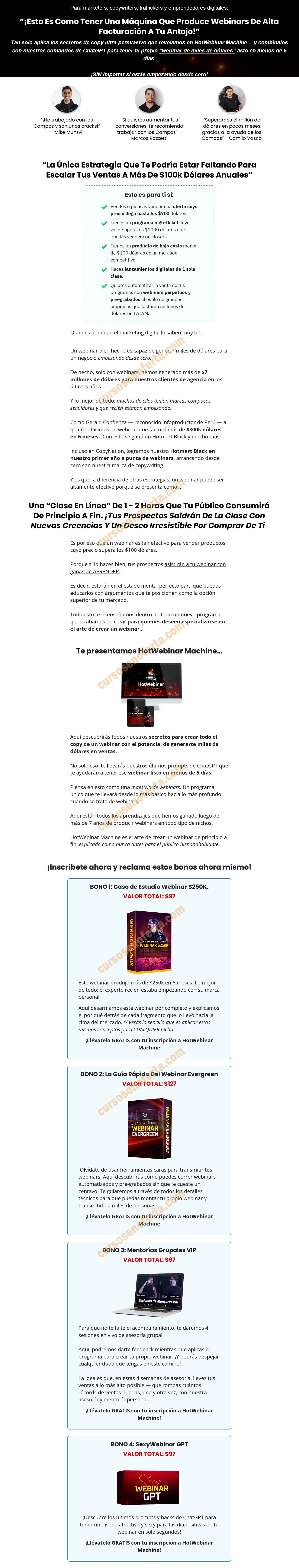 HotWebinar Machine - CopyNation