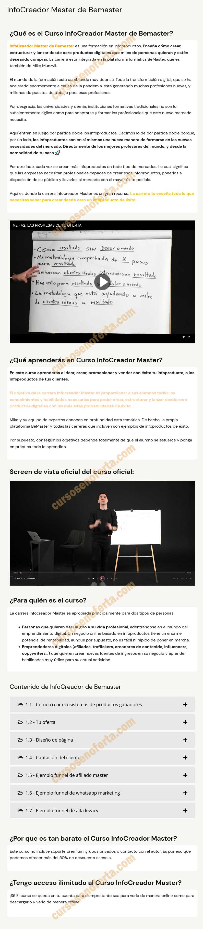 Infocreador Master - Bemaster