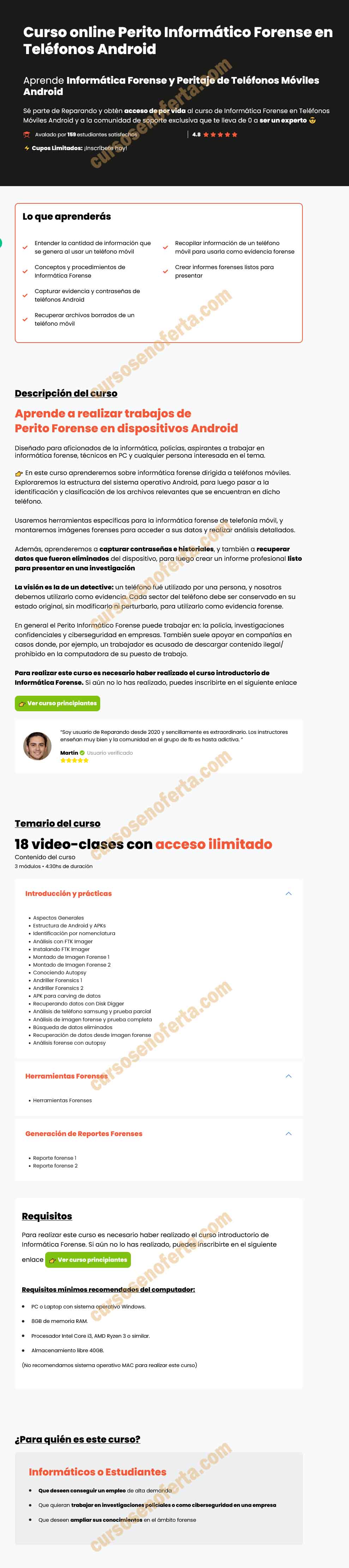 Informática Forense en Teléfonos Android - Comunidad Reparando