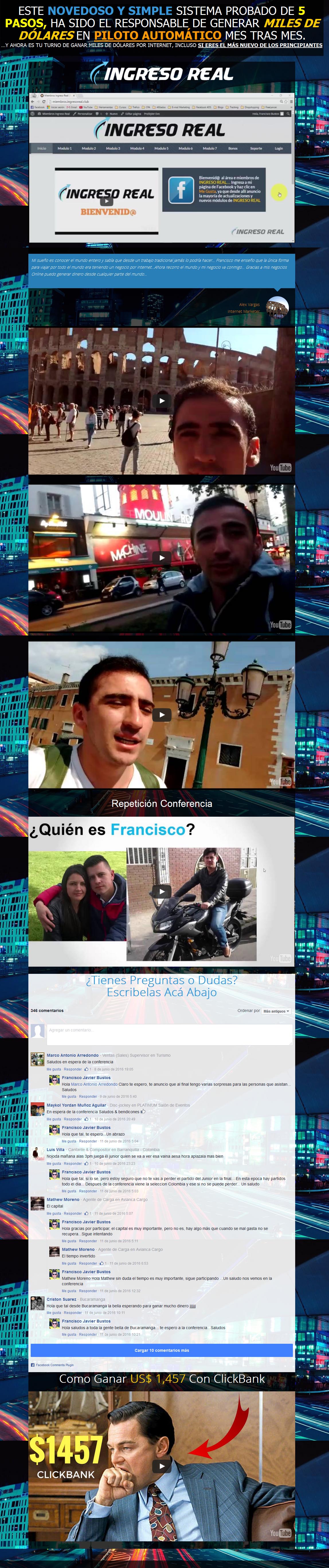 Ingreso Real - francisco bustos