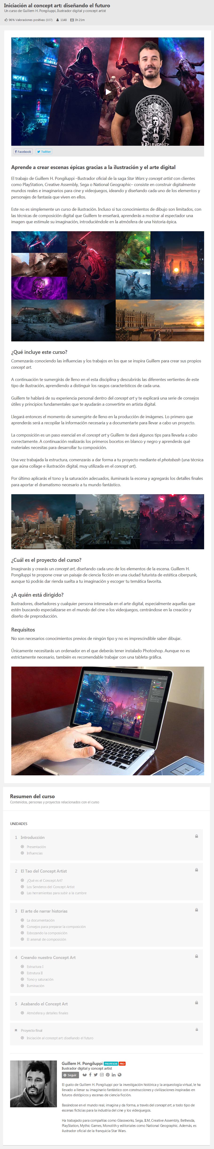 Iniciación al Concept Art. Diseñando el Futuro