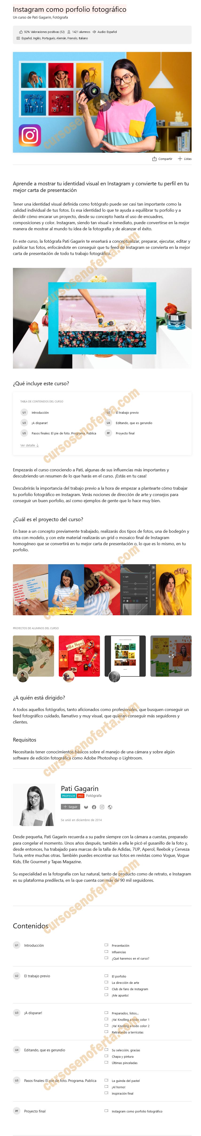 Instagram como porfolio fotográfico