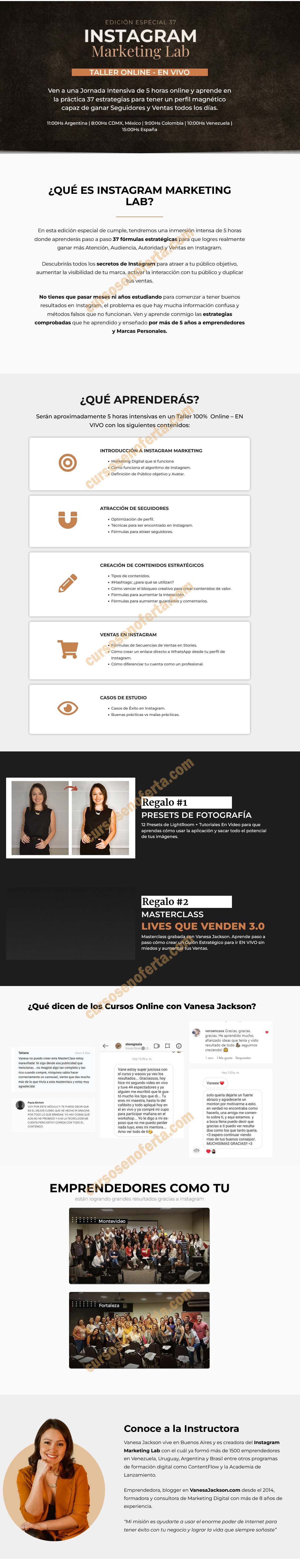 Instagram Marketing Lab - vanesa jackson