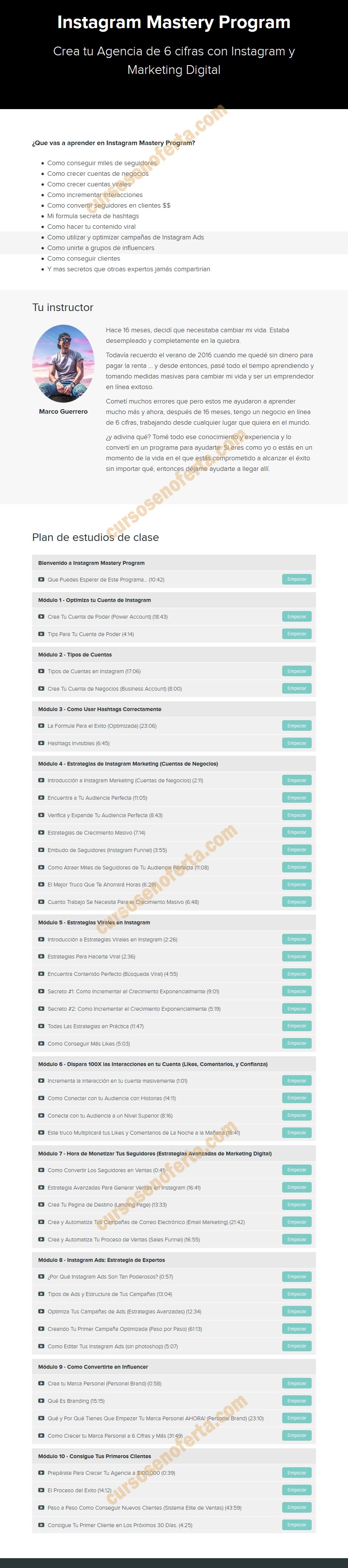 Instagram Mastery Program