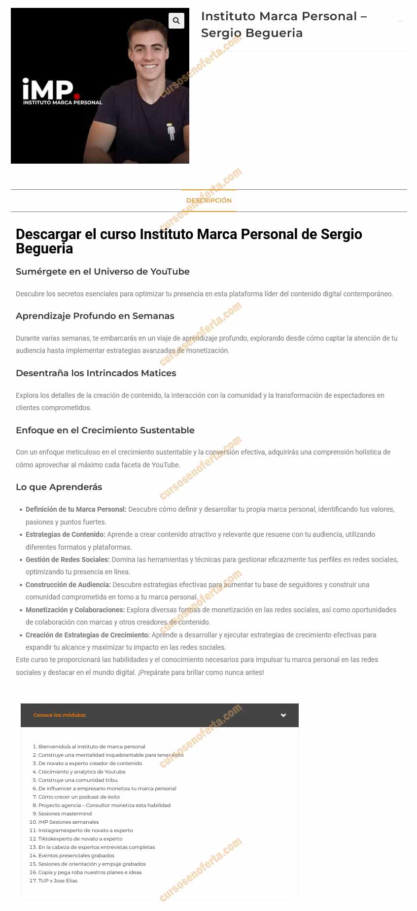 instituto marca personal - sergio beguería