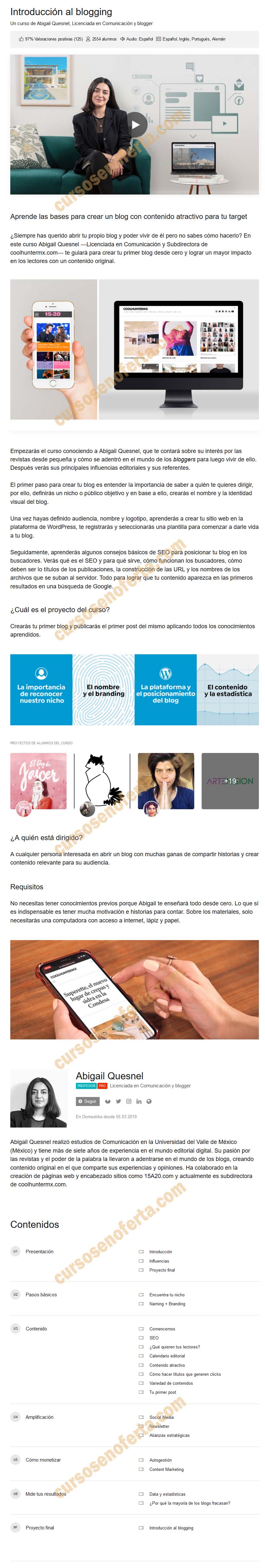 Introducción al blogging