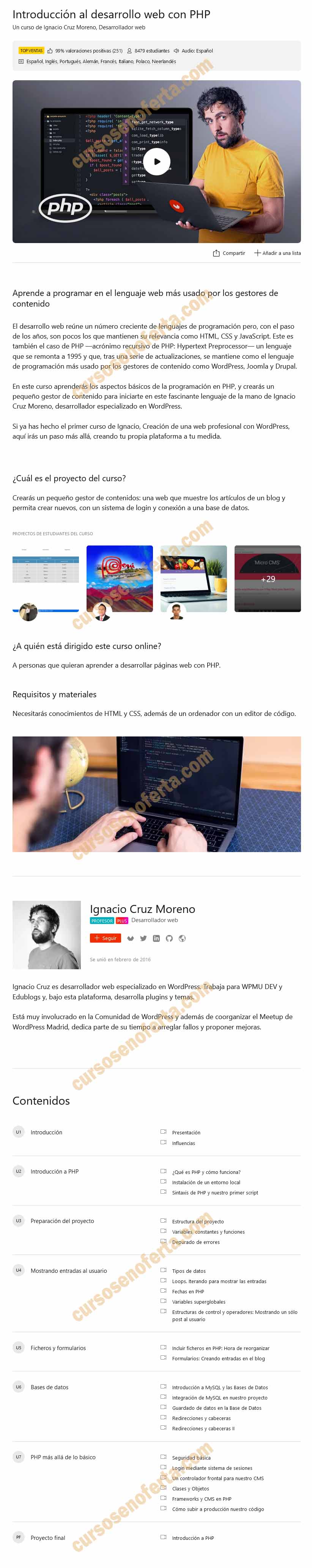 Introducción al desarrollo web con PHP - Ignacio Cruz Montero