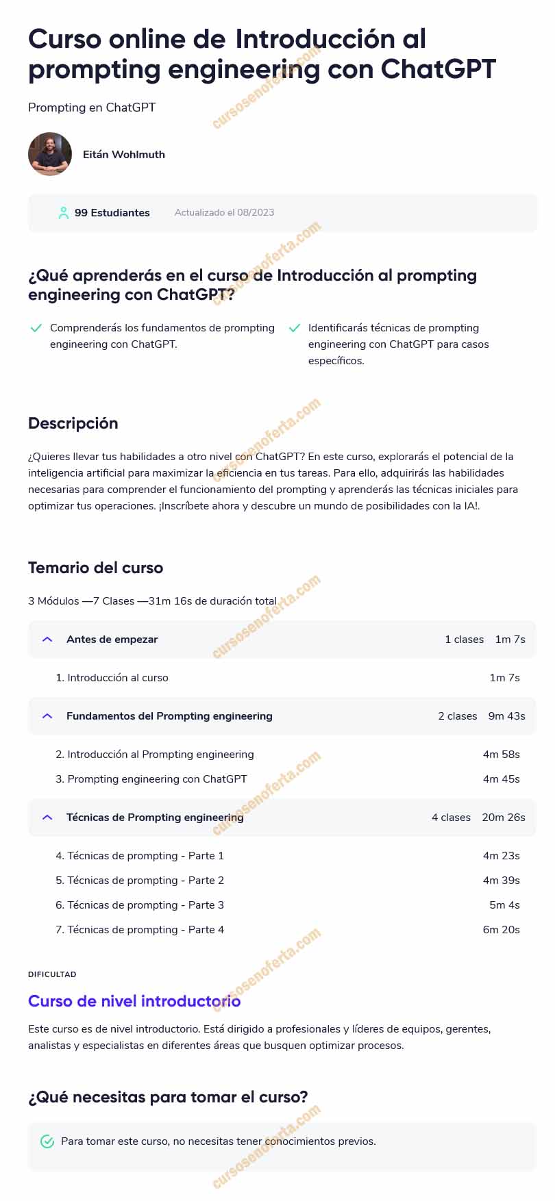 Introducción al prompting engineering con ChatGPT