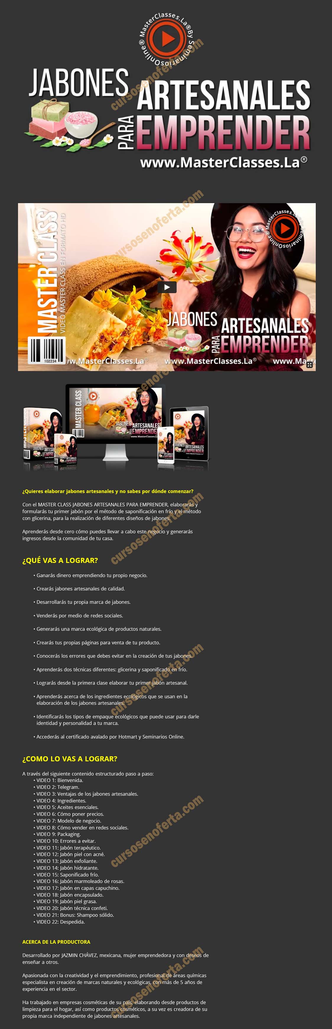 Jabones artesanales para emprender