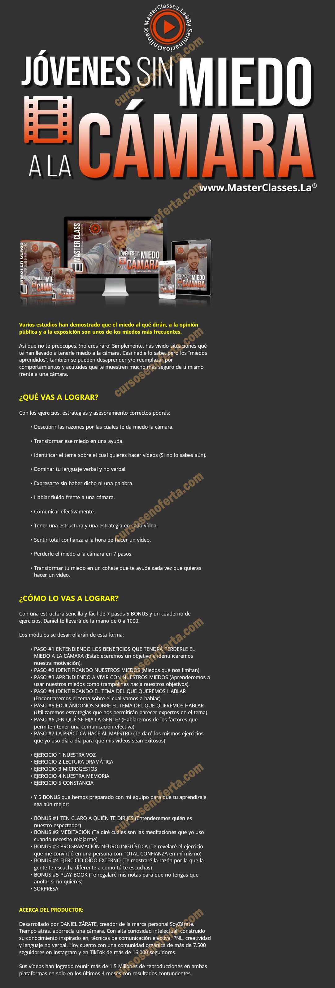 Jóvenes sin miedo a la cámara