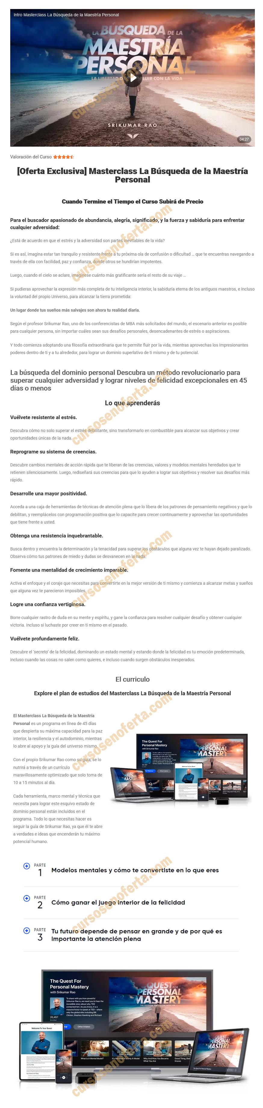 La búsqueda de la maestría personal - mindvalley