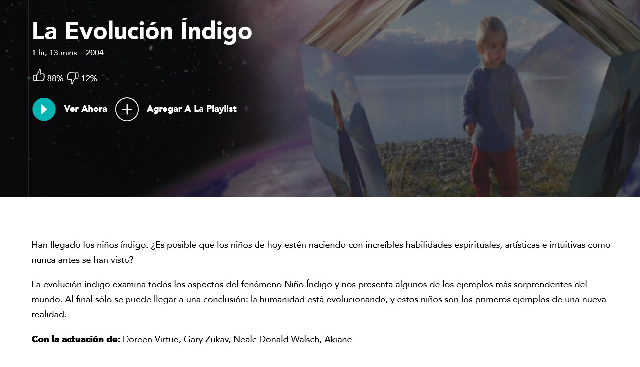 La evolución índigo - gaia