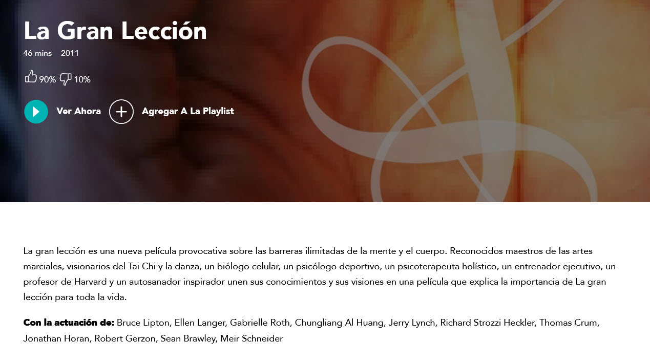 La gran lección gaia