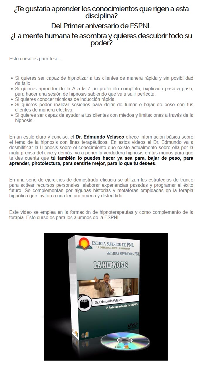 La Hipnosis - edmundo velasco