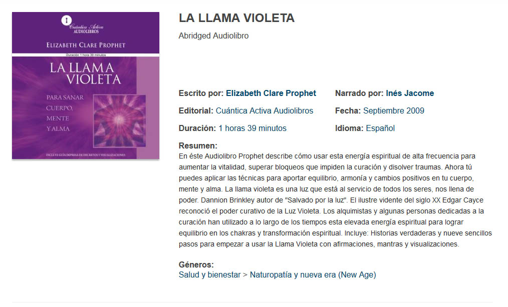 La llama violeta
