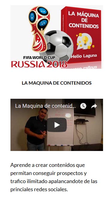 La Máquina de Contenidos - helio laguna