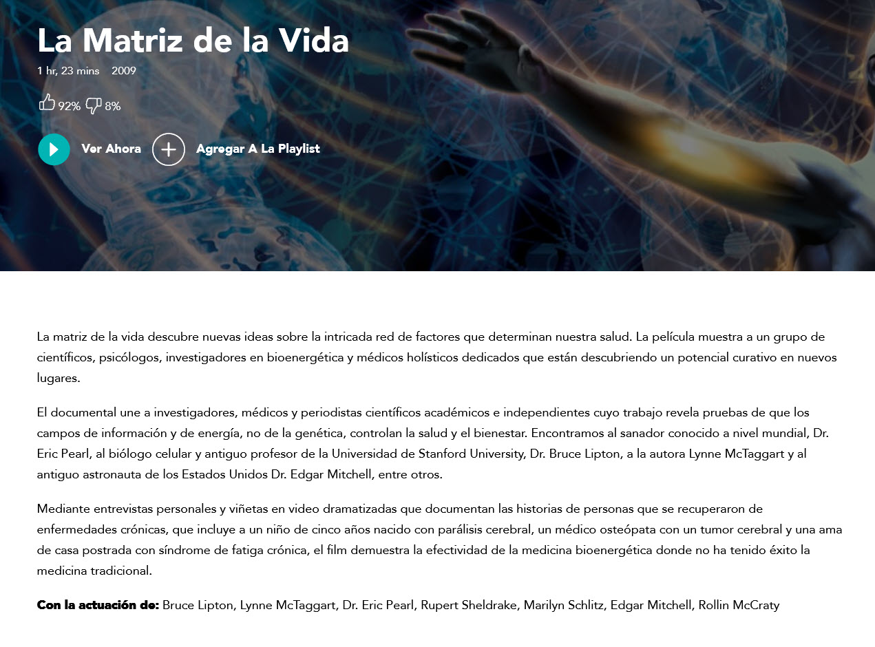 La matriz de la vida - gaia