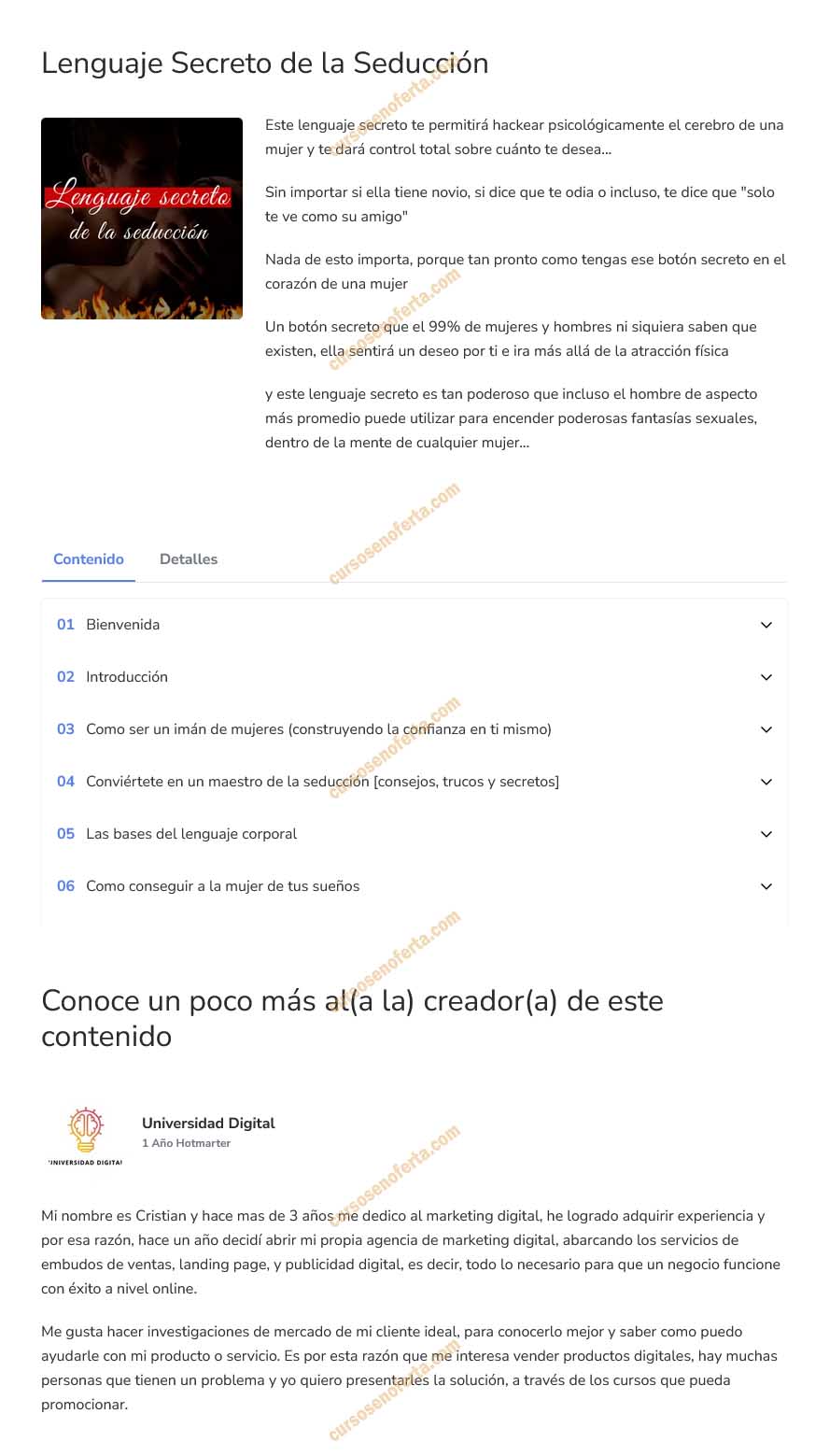 Lenguaje secreto de la seducción