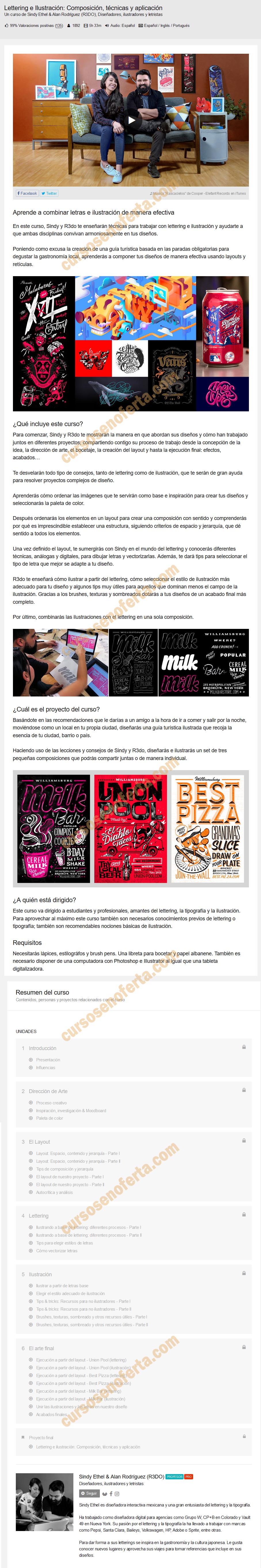 Lettering e Ilustración: Composición, técnicas y aplicación