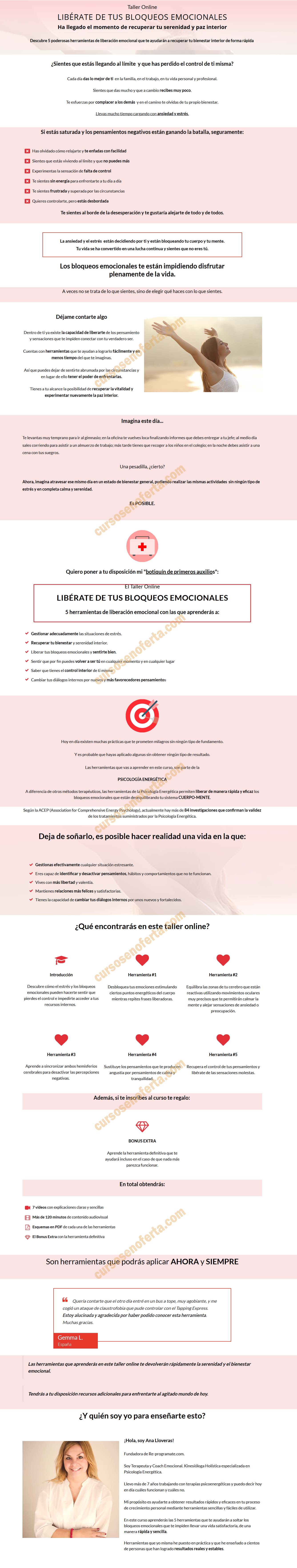 Libérate de tus bloqueos emocionales