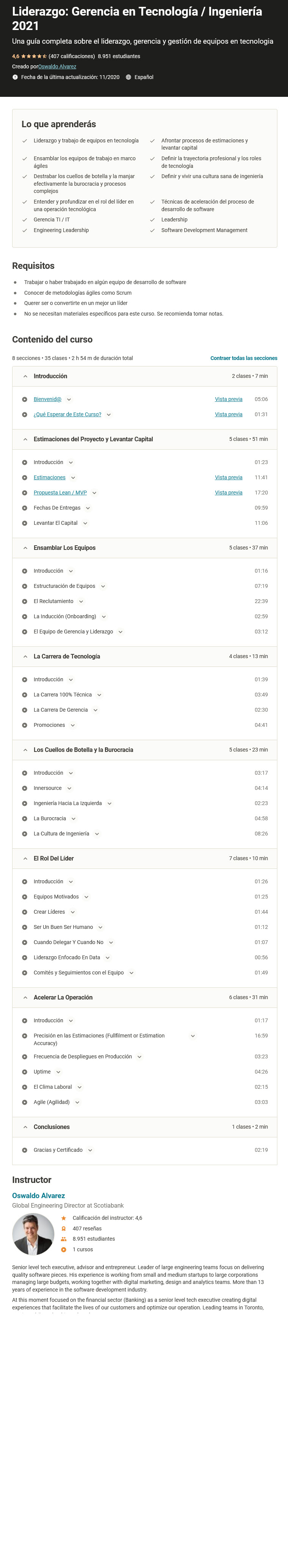 Liderazgo - Gerencia en Tecnología Ingeniería 2021 