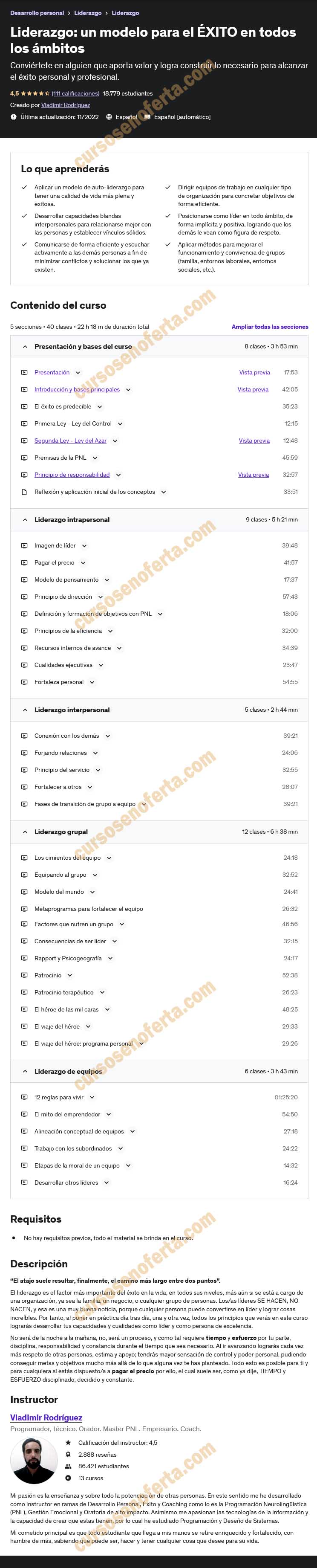 Liderazgo - un modelo para el ÉXITO en todos los ámbitos