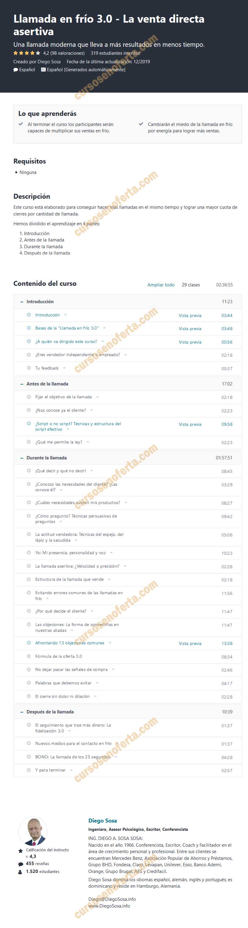 Llamada en frío 3.0 - La venta directa asertiva