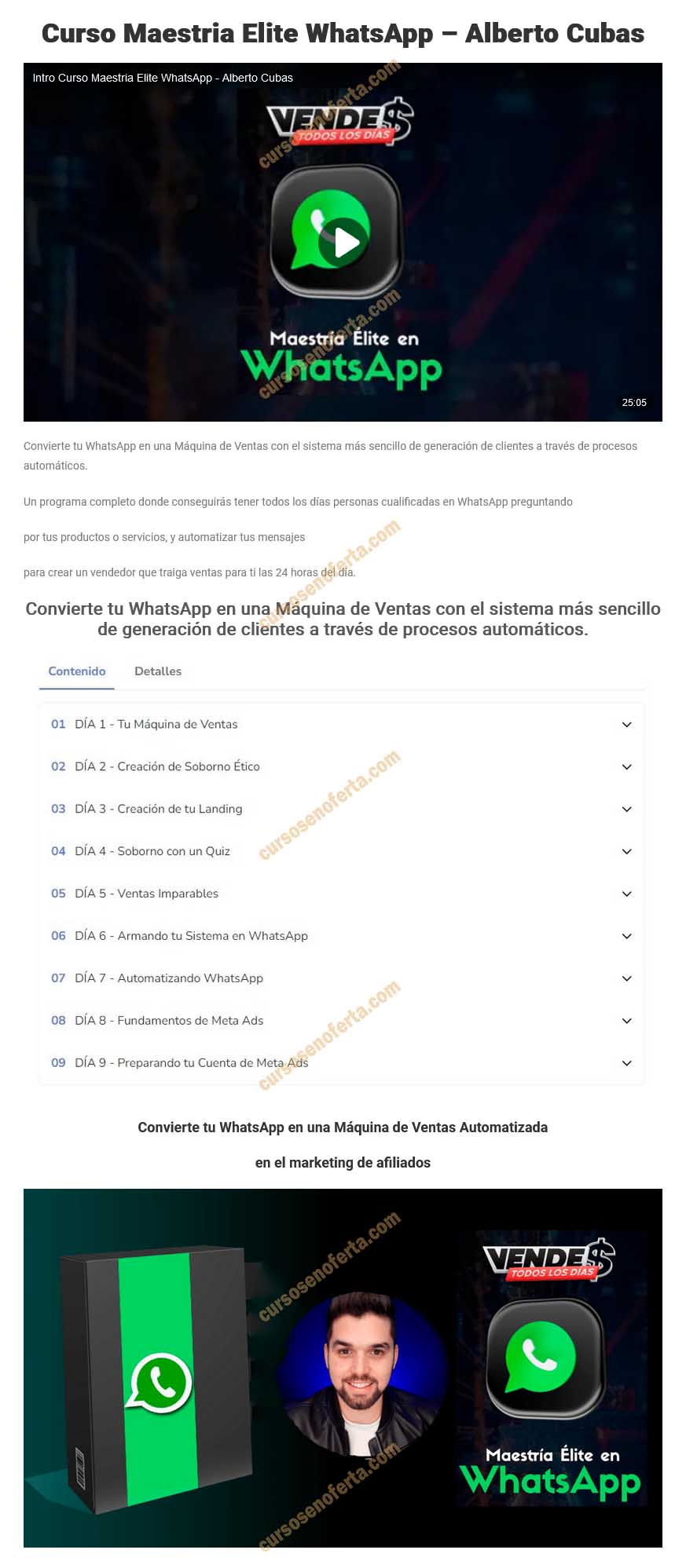Maestría Elite en WhatsApp - Alberto Cubas