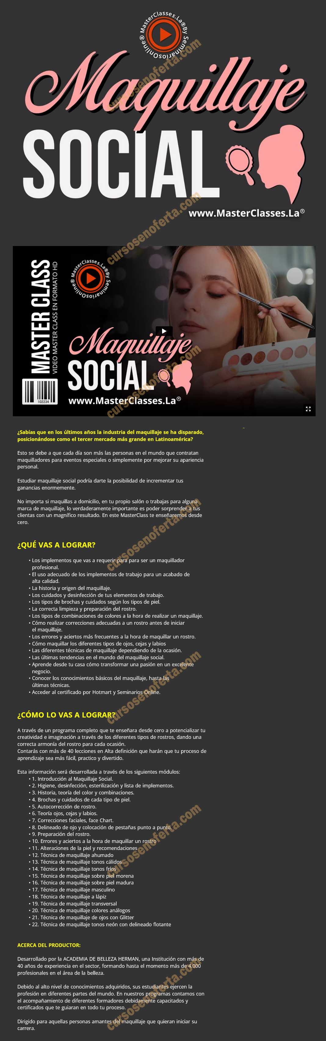 Maquillaje social