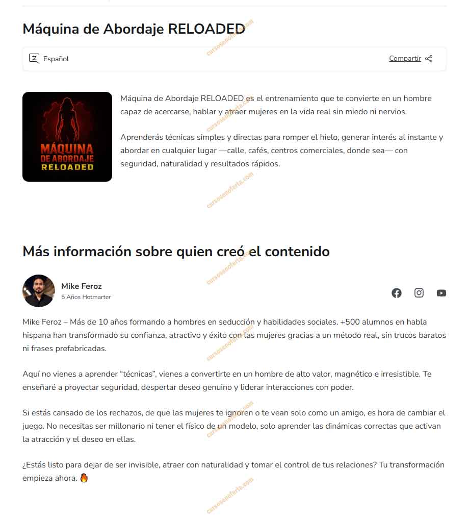 Máquina de Abordaje RELOADED - mike feroz