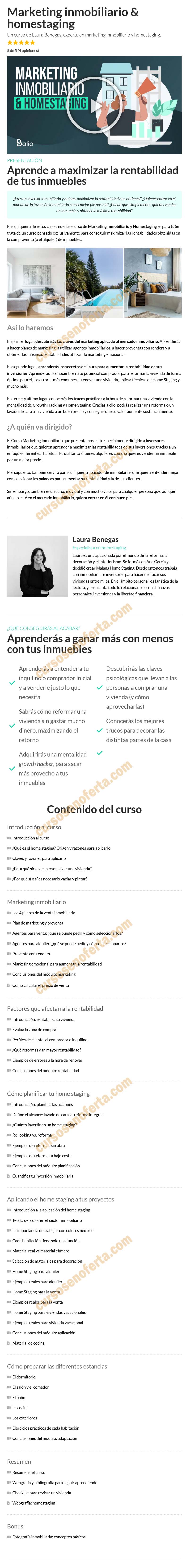 Marketing inmobiliario & homestaging - balio