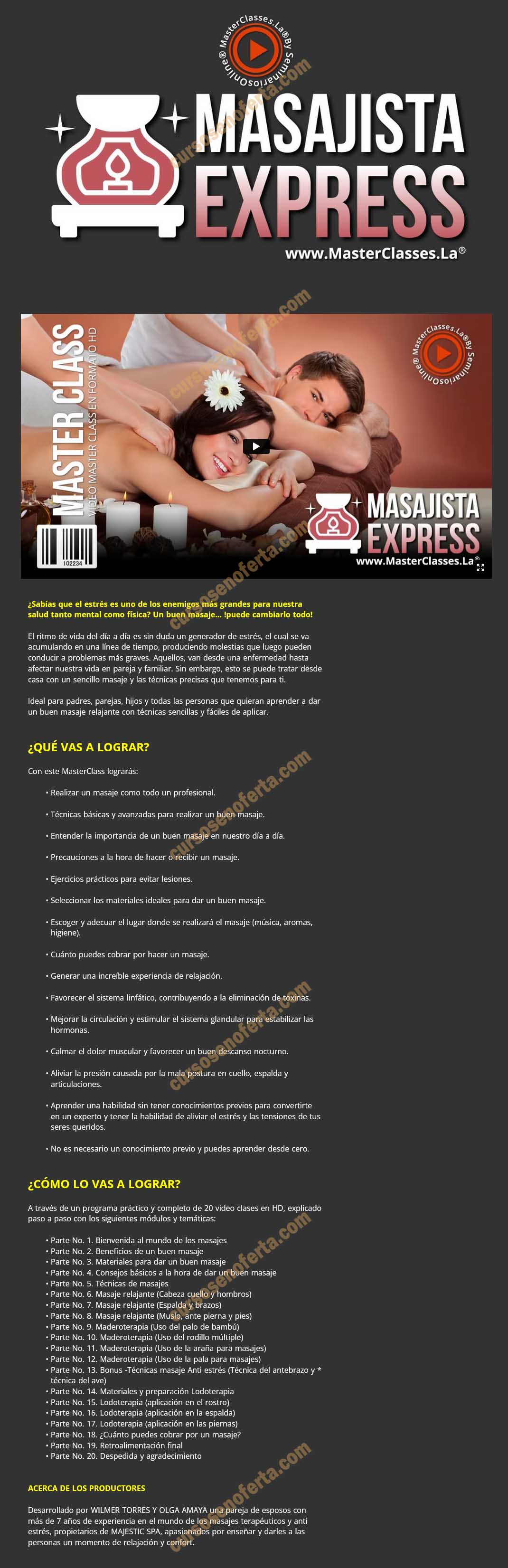 Masajista Express