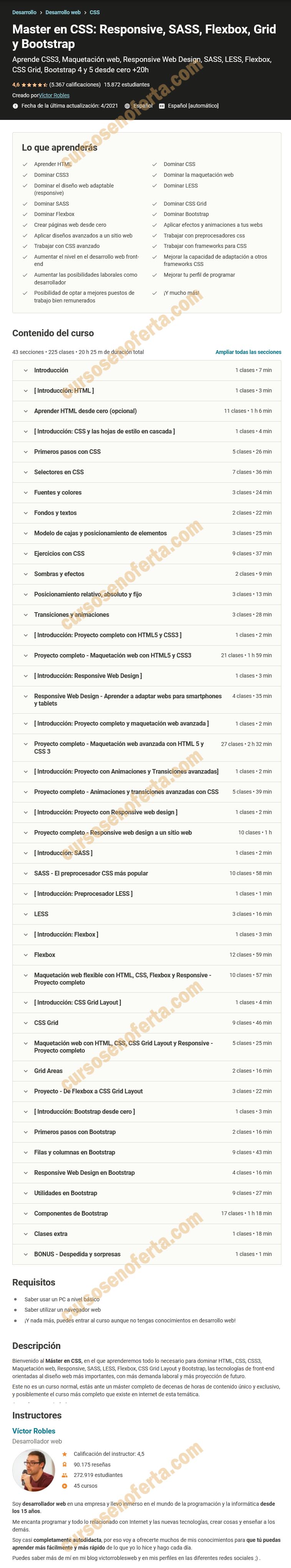 Master en CSS - Responsive, SASS, Flexbox, Grid y Bootstrap