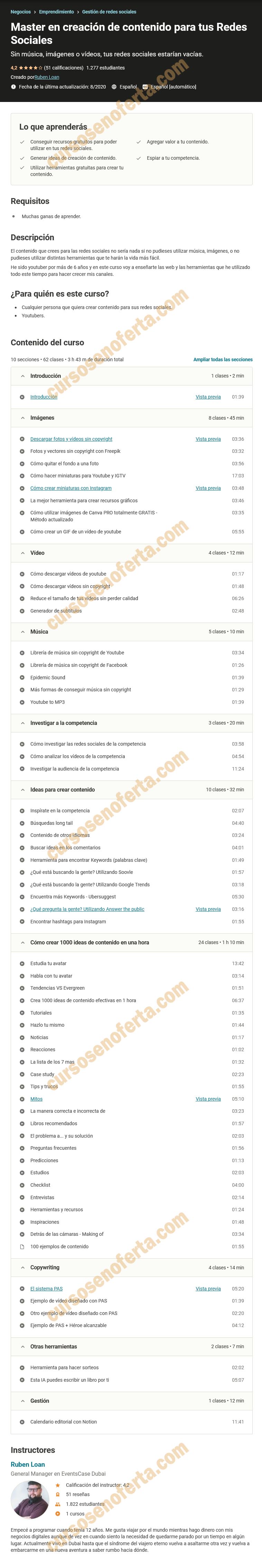 Master en creación de contenido para tus Redes Sociales