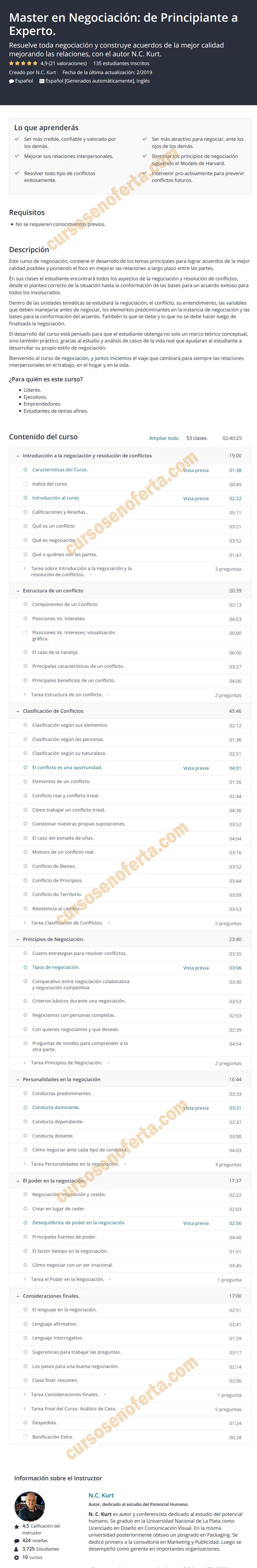 Master en Negociación: de Principiante a Experto