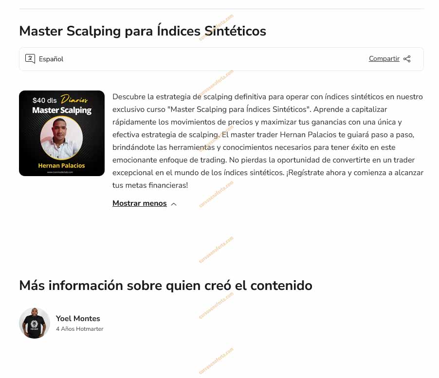 Master Scalping para Índices Sintéticos
