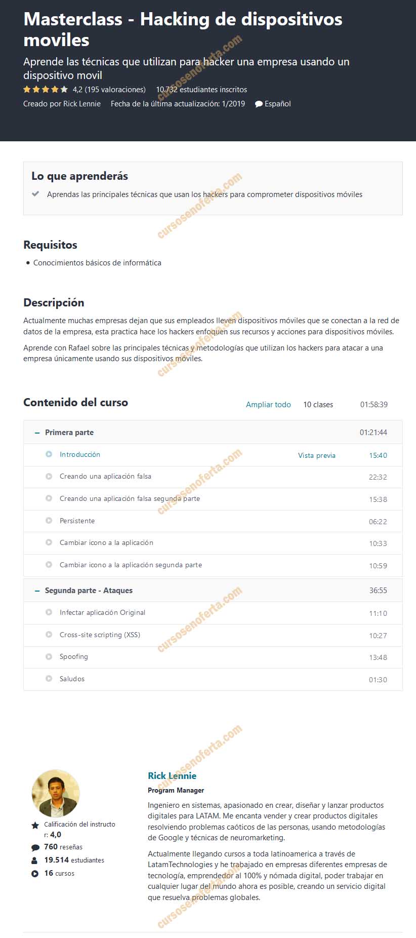 Masterclass hacking de dispositivos móviles