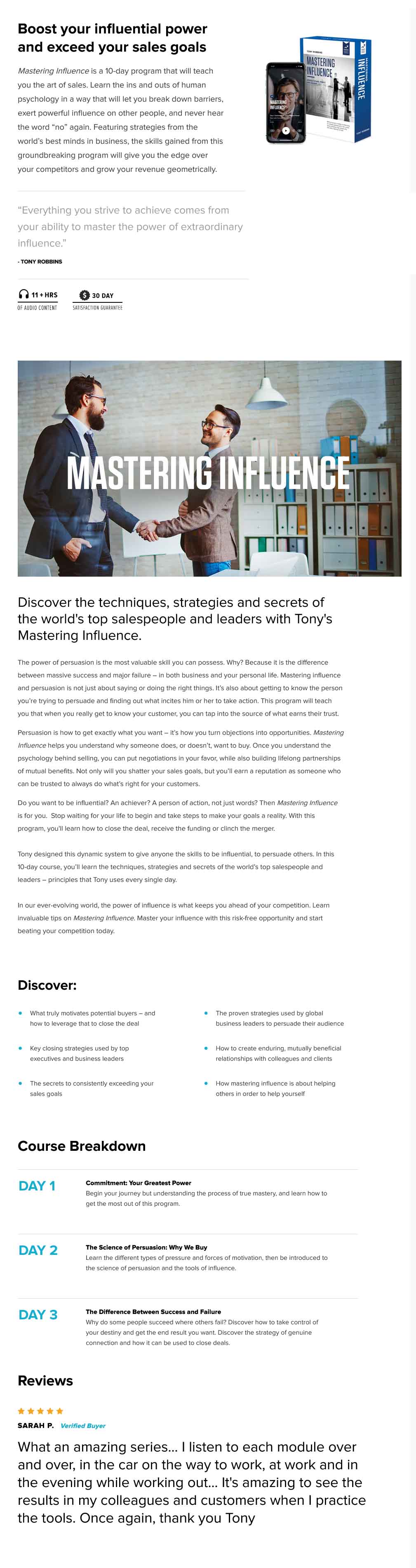 Mastering Influence
