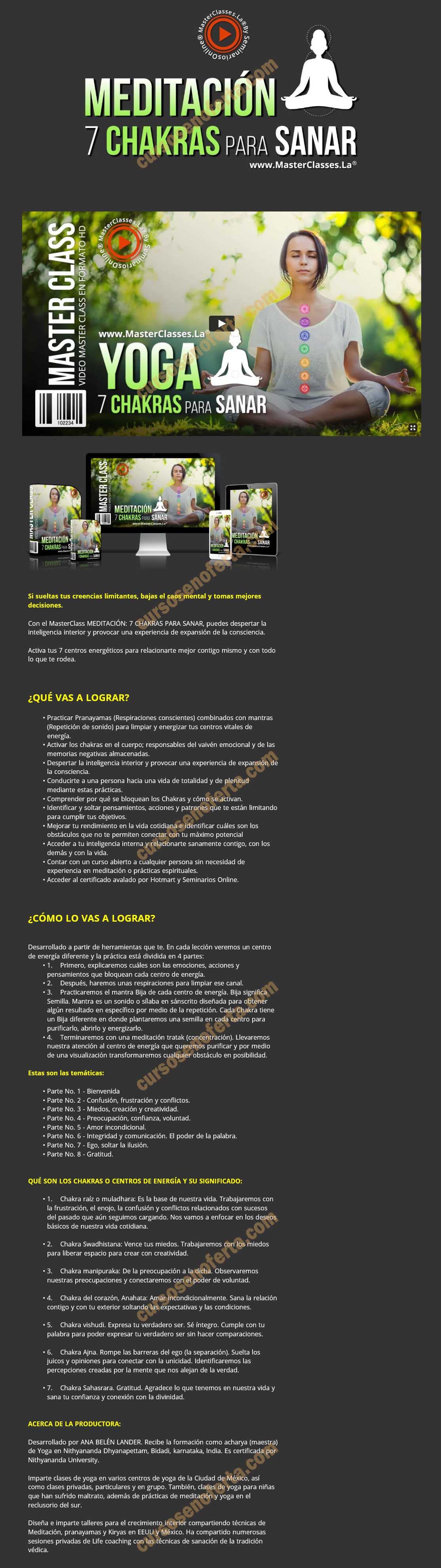 Meditación 7 chackras para sanar
